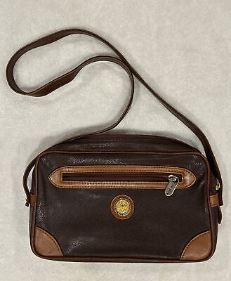 Cute Vintage PIERRE BALMAIN Olive/ Brown Two Toned Leather Cute Vintage PIERRE BALMAIN Olive/ Brown Two Toned Leather