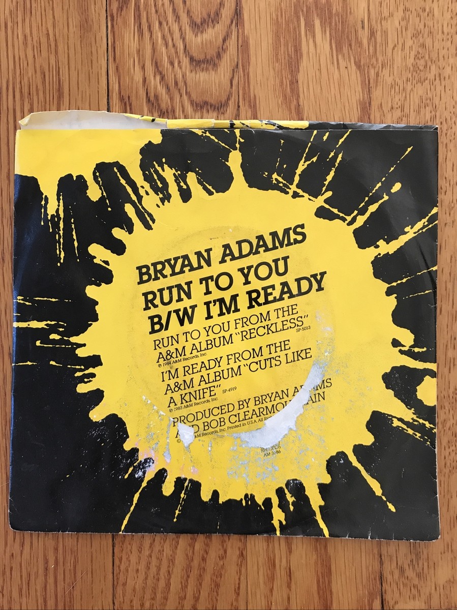 Bryan Adams, Run To You, 45 | eBay