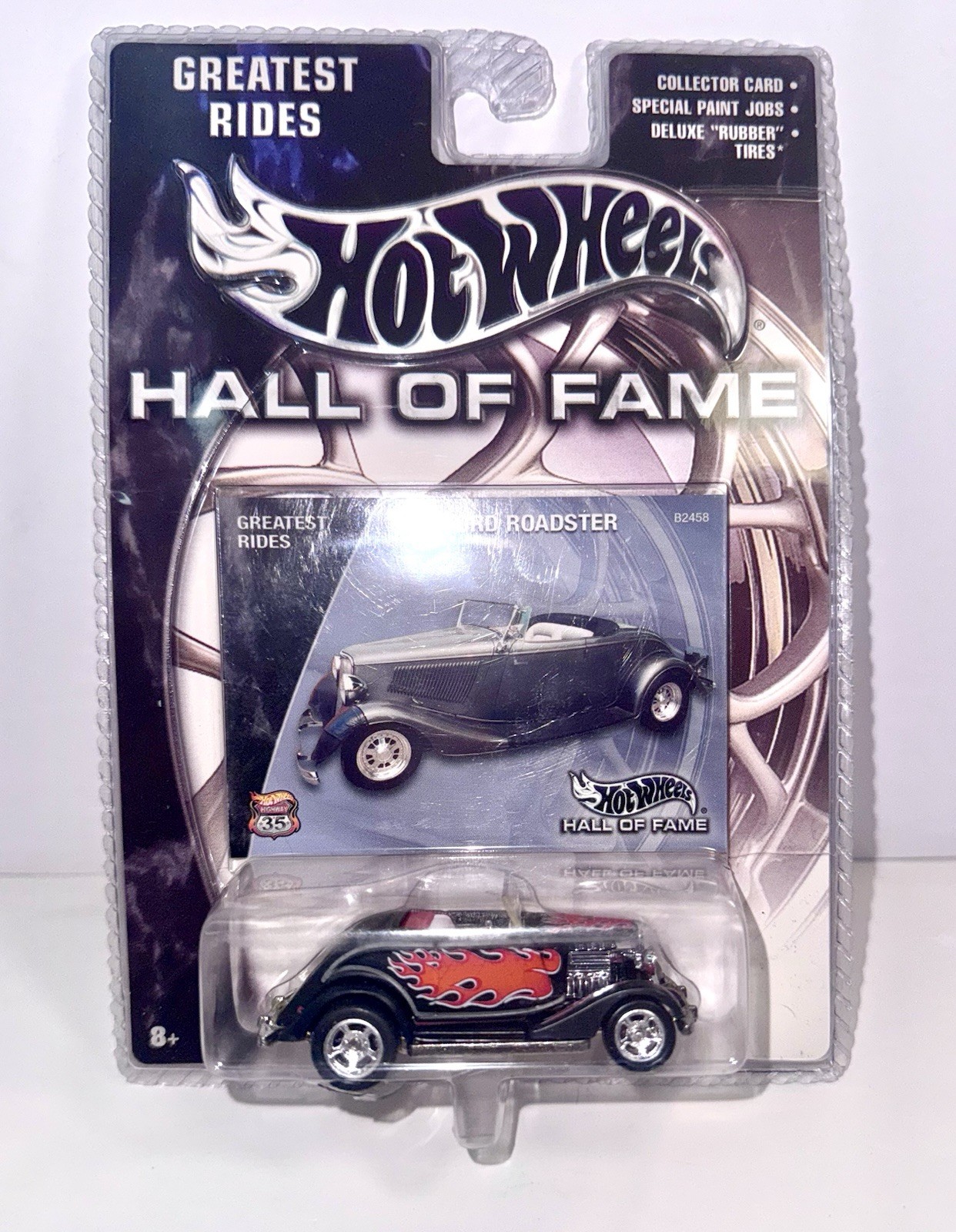 HOT WHEELS 2002 HALL OF FAME GREATEST RIDES 1933 FORD ROADSTER REAL RIDERS!