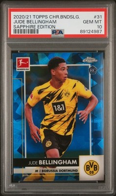 2020 TOPPS CHROME BUNDESLIGA SAPPHIRE EDITION JUDE BELLINGHAM 