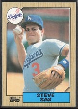 1987 Topps Steve Sax Los Angeles Dodgers #769