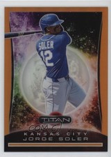 2020 Panini Chronicles Titan FOTL FOTL Neon Orange 17/17 Jorge Soler #27 1rb3