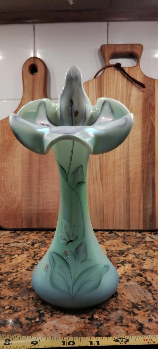 25+ Jack In The Pulpit Vase In Studio & Handcrafted Glass for sale
