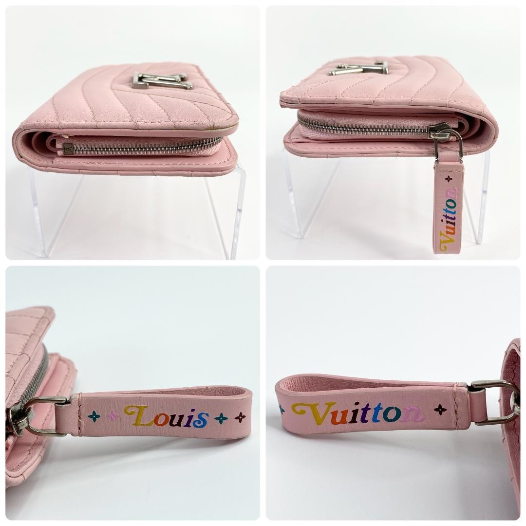Louis Vuitton New Wave Zippy Compact Wallet Pink M63791 Authentic thumbnail 3