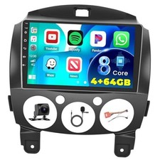  8 Core 4 64G Android 15 Car Stereo for Mazda 2 2007-2014 with 8-Core 4 64G