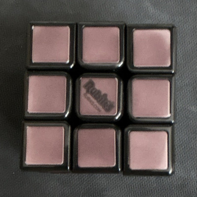Rubik's PHANTOM 3x3x3 Cube Twist Puzzle, Plastic Black/Red Strategy Brain Teaser