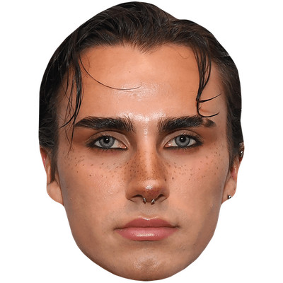 German Lopez (Make Up) Big Head. Größer als das Leben Maske.