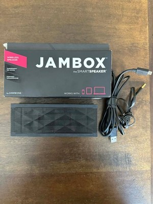 Jawbone Jambox V3J-JBE Black Wireless Bluetooth Mini Speaker + USB/Stereo Cable