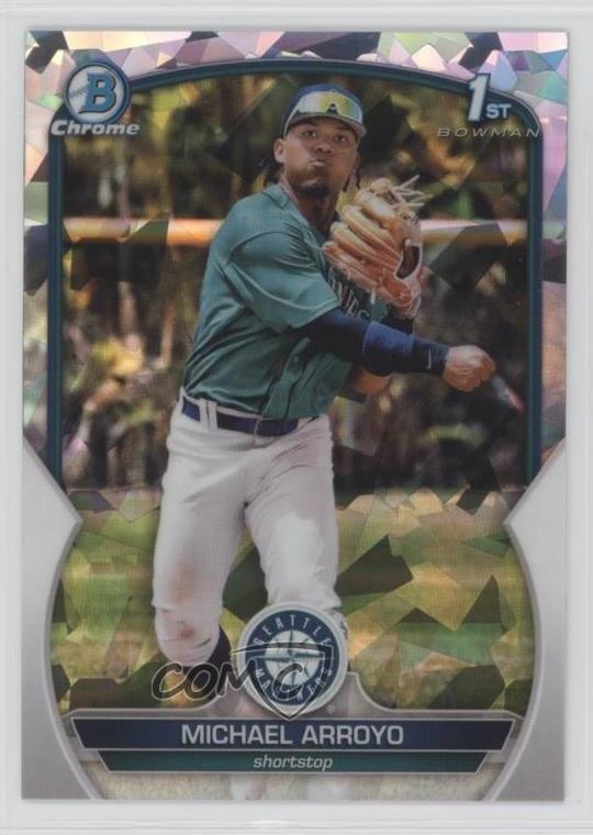 2023 Bowman Chrome Prospects Atomic Refractor Michael Arroyo #BCP-63 10yf