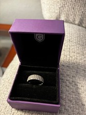 Gemporia Diamond Ring 1ct Platinum Size N-O
