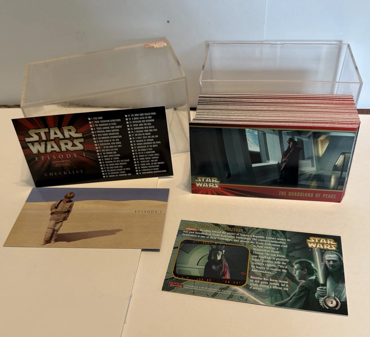 STAR WARS EPISODE I bossini非売品カードセット1999 1999 Topps Star