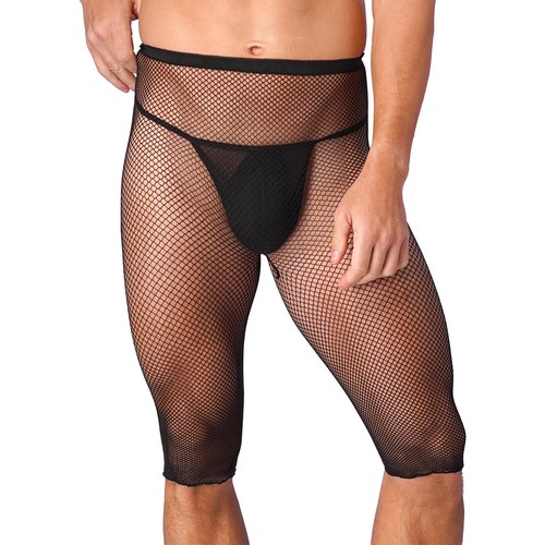 Herren Strümpfe Ölfuß Strumpfhose Nachtwäsche Pantyhose Kompression transparent Mesh - Bild 27 von 35