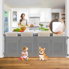No-Drill 100  Extra Long Baby Gates Indoor Ex...