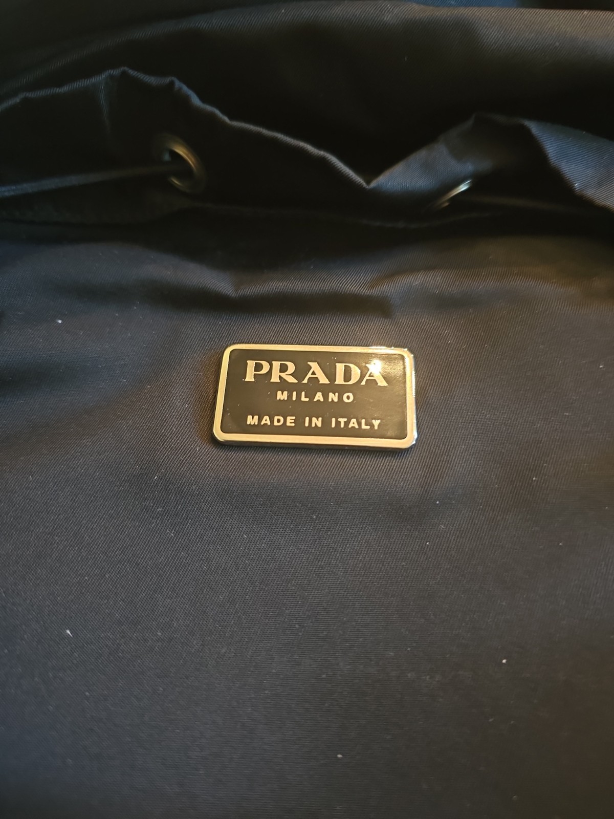 Prada Unisex Medium Flap Buckle Drawstring Backpa… - image 3