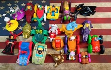 Burger King Toys VEHICLE Lot of Vintage 90s Y2K McDonald's Toys DISNEY Marvel