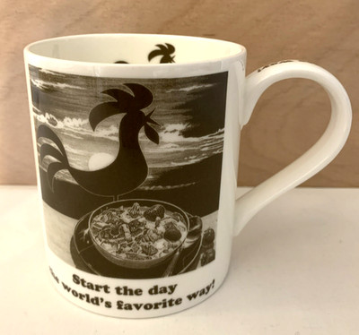 Royal Worcester - Kellogg's Start Of The Day - große Keramiktasse - Pre Loved