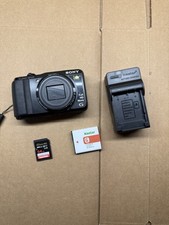 Sony CyberShot DSC-HX20V 20X Digital Camera Black Charger Battery 64gb SD Works