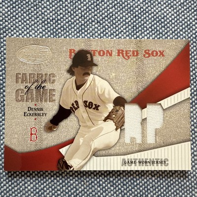 Dennis ECKERSLEY 2004 Leaf Certified Materials Fabric Of The Game Relic 19/50