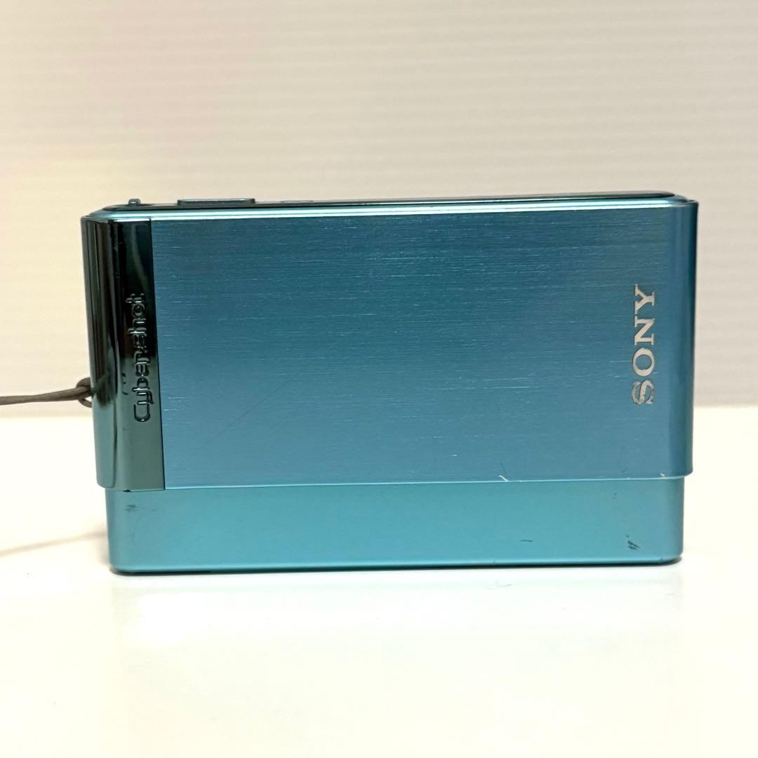 SONY Cyber Shot DSC-T90 Blue Digital Camera 12.1MP 4x Zoom