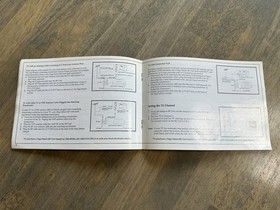 Sega Saturn System Console Instruction Booklet Manual Only