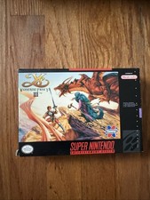 Wanderers from YS III (Super Nintendo SNES) Complete Authentic & Tested