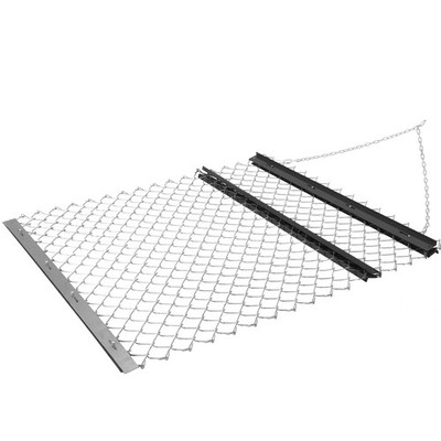 4FT x 5FT Steel ATV Drag Harrow for Lawn Dethatching Driveway Gravel Leveling