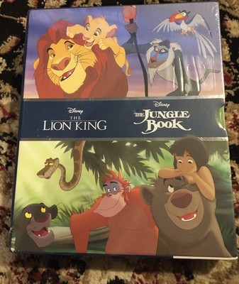 Disney The Lion king And The Jungle book 2 Book Box Set Brand New