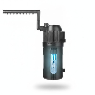 UV Aquarium Filter 400L/h 4W 5-in-1 Aquarium Pumpe für Süßwasser Meerwasser...