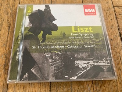 Liszt: A Faust Symphony, Tone Poems, Psalm XIII / Beecham / Silvestri (2 CD Set)