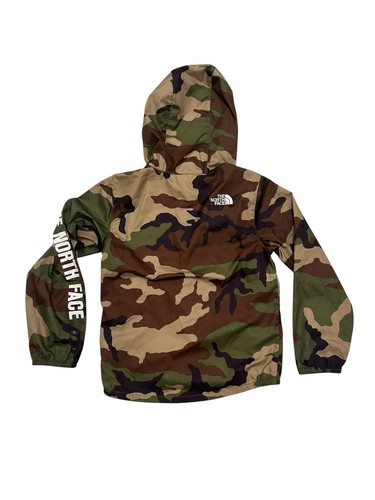 Kids Youth Junior boys camo Northface jacket Size 6 - Picture 2 of 4