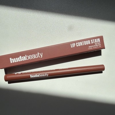 HUDA BEAUTY Lip Contour Stain LIP Tint - Full Size - WARM BROWN - FREE SHIPPING 