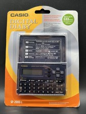 CASIO DIGITAL DIARY SF-2000-S - NEW SEALED Store Names Phone Numbers Memos