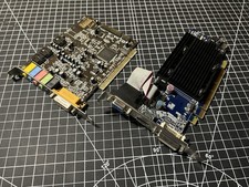 Creative Sound Blaster Live CT4830 Sound Card HD4350 512M PCI Video Card Vintage