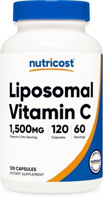 Liposomal Vitin C 120 Vegan sules - O-Free, Gluten-Free,