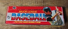 1976 Topps Baseball Empty Display Box, Excellent Condition, Sharp Colors