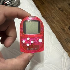 PS1 Pocket Station CLEAR PINK SCPH-4000 Official Playstation  NEW  