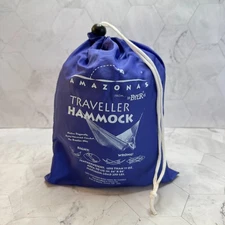 Amazonas Byer of Maine Blue Traveller Hammock Lightweight Nylon Camping in EUC