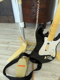 Nintendo Wii Rock Band Bundle ! Drums, Guitar, Pedal, Games! Dongle Free Ship!