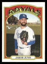 2021 Topps Heritage #257 Jakob Junis Kansas City Royals