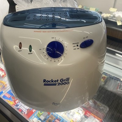 Crown Chef Rocket Grill 2000 Home Grill Plug in Quick Easy Cooker New In Box