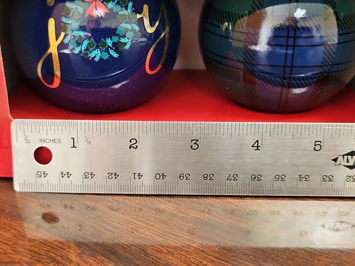 Talbots Joyful Ornament Set of 2 NEW IN BOX - Picture 8 of 9
