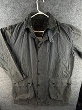 Barbour A205 Border Blue Waxed Jacket Coat Me...