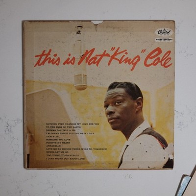 Nat King Cole This is Nat ''King'' Cole LP Vinyl Capitol VG/VG+
