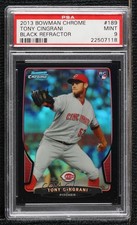 2013 Bowman Chrome Black Refractor 7/15 Tony Cingrani #189 PSA 9 MINT 06bg