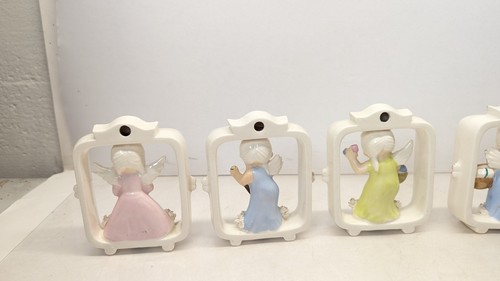 7 Estatuillas de porcelana vintage Geo Z Lefton niño de la semana lunes domingo 1955 - Imagen 16 de 24