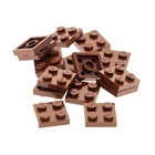 15x Lego Building Brick 2x2 Plate Red Brown Star Wars Set 21125 75192 94148 3022