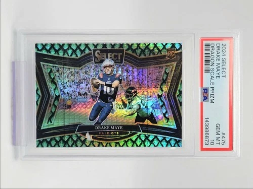 DRAKE MAYE 2024 SELECT FIELD LEVEL ROOKIE DRAGON SCALE RC /70 PSA 10 Q5465