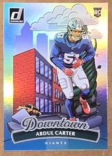 ABDUL CARTER DOWNTOWN ROOKIE CARD INSERT - SSP - 2025 PANINI DONRUSS - CASE HIT