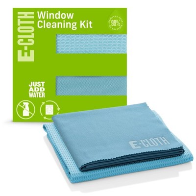 E-Cloth Window Cleaning Cloth - Eco Packaging Retail Packaging, Alaskan Blue