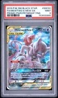 2019 POKEMON SM BLACK STAR PROMO #SM191 FULL ART/MEWTWO & MEW GX PSA 9